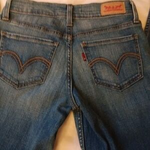 Levis 524 Skinny Denim Blue Jeans W25 L32
